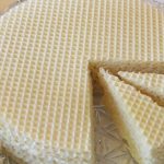 вафельний торт з сирою згущонкою